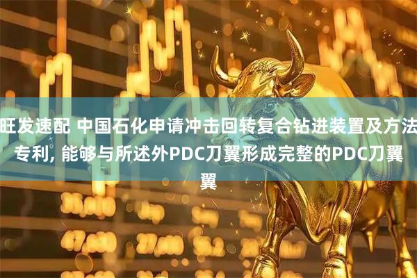 旺发速配 中国石化申请冲击回转复合钻进装置及方法专利, 能够与所述外PDC刀翼形成完整的PDC刀翼